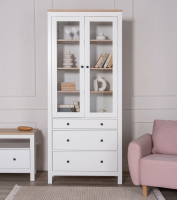 Стеллаж Сага белый