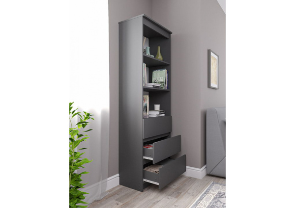 Стеллаж Мори графит